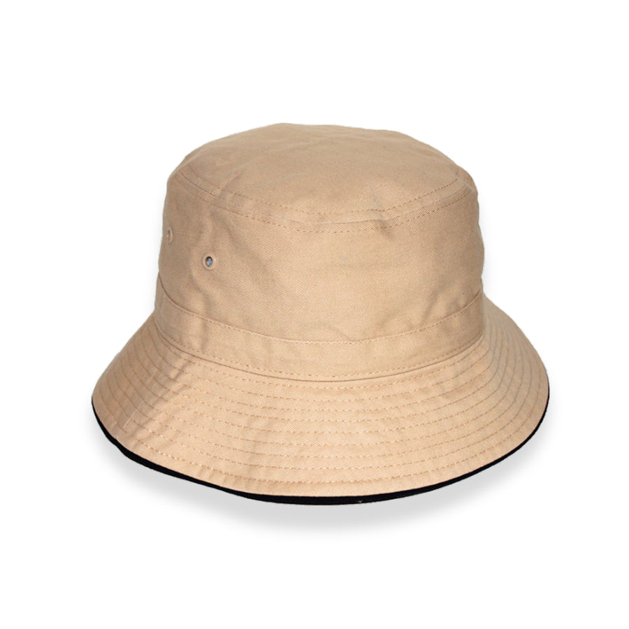 Jester Bucket Hat - Khaki/Navy