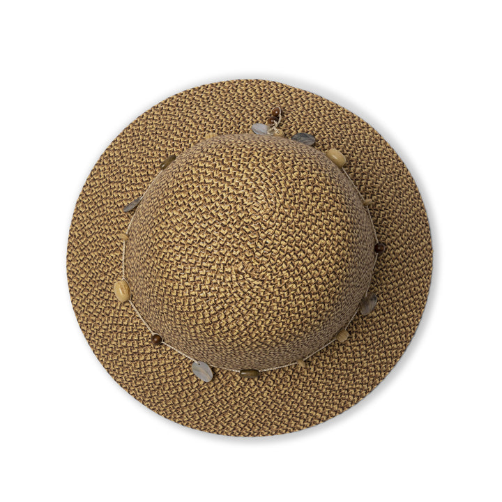 Cancer Council | Bohemian Bucket Hat - Top | Chocolate | UPF50+ Protection