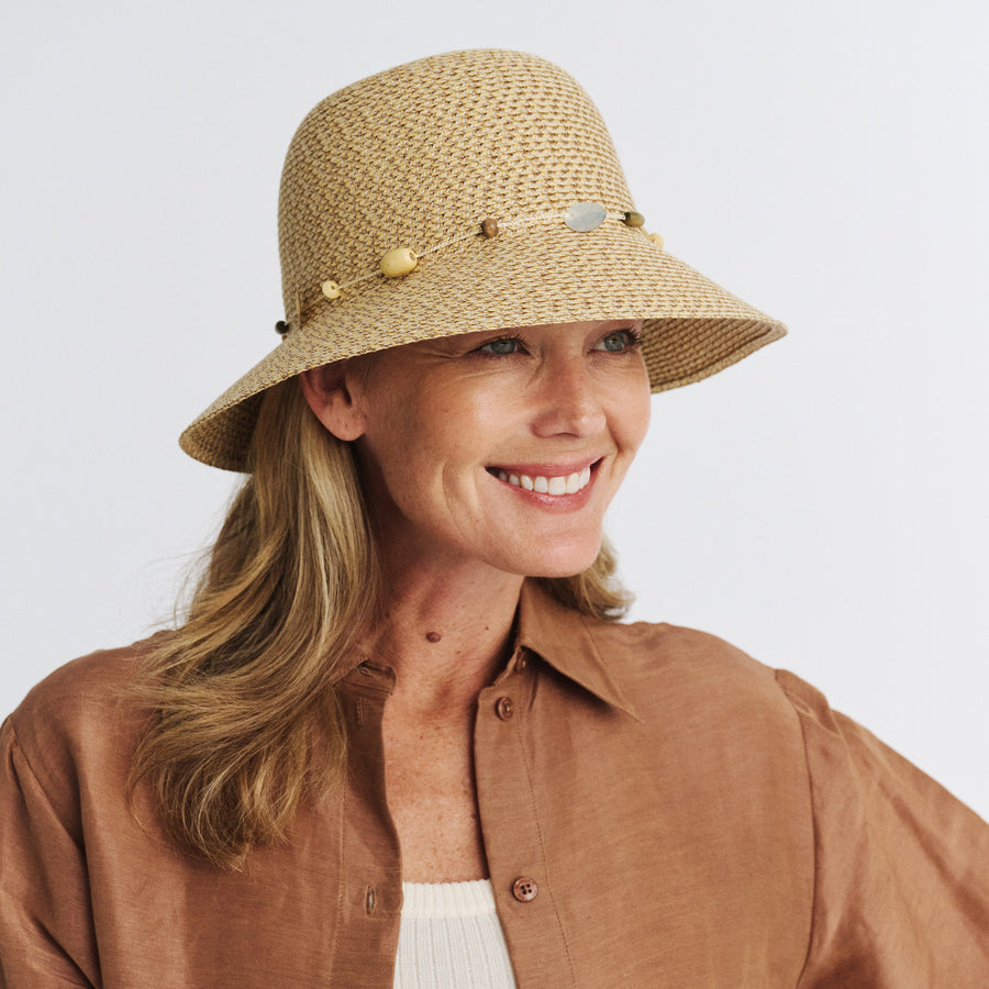 Cancer Council | Bohemian Bucket Hat - Lifestyle | Natural | UPF50+ Protection