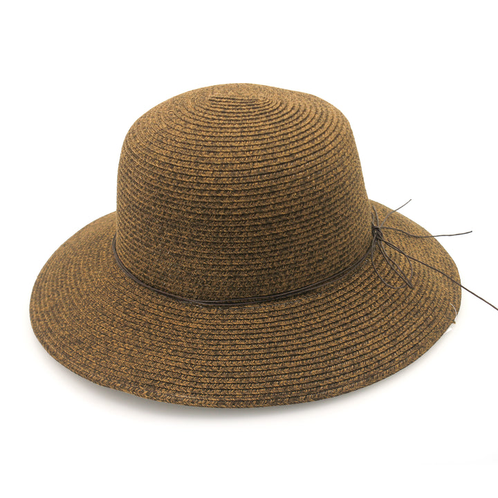 Cancer Council | Lacey Bucket Hat - Side | Chocolate | UPF50+ Protection