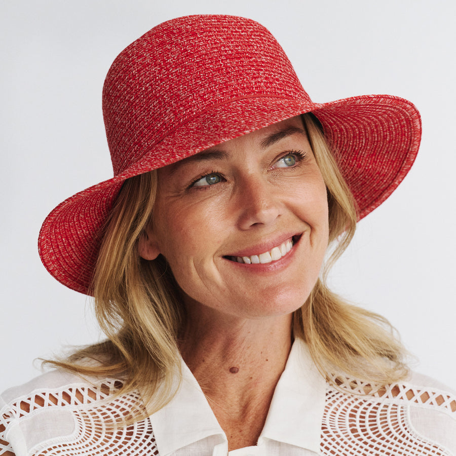 Cancer Council | Lacey Bucket Hat - Lifestyle | Dark Red | UPF50+ Protection
