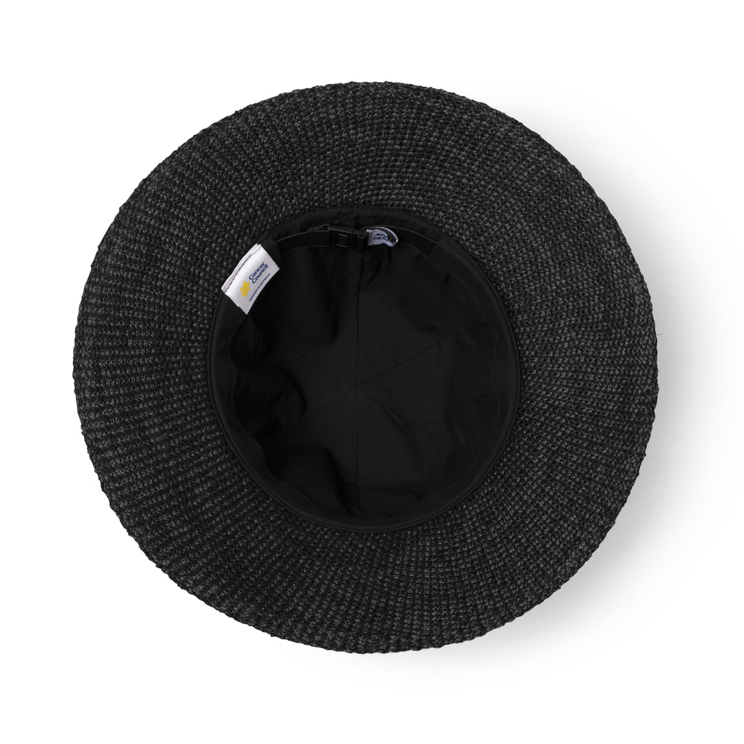 Cancer Council | Juanita Capeline Hat - Under Brim | Black | UPF50+ Protection