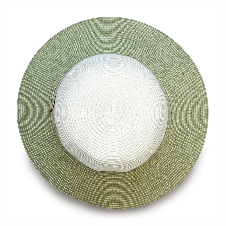 Cancer Council | Daphne Bucket Hat - Top | Ivory/Sage | UPF50+ Protection