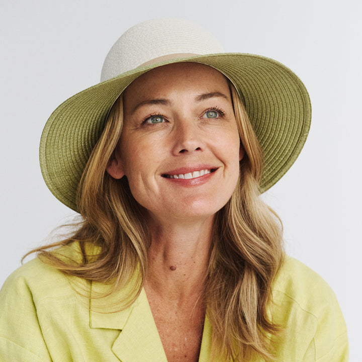 Cancer Council | Daphne Bucket Hat - Lifestyle | Ivory/Sage | UPF50+ Protection