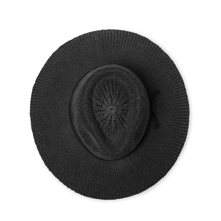 Cancer Council | Marie Wide Brim Fedora - Top | Black| UPF50+ Protection