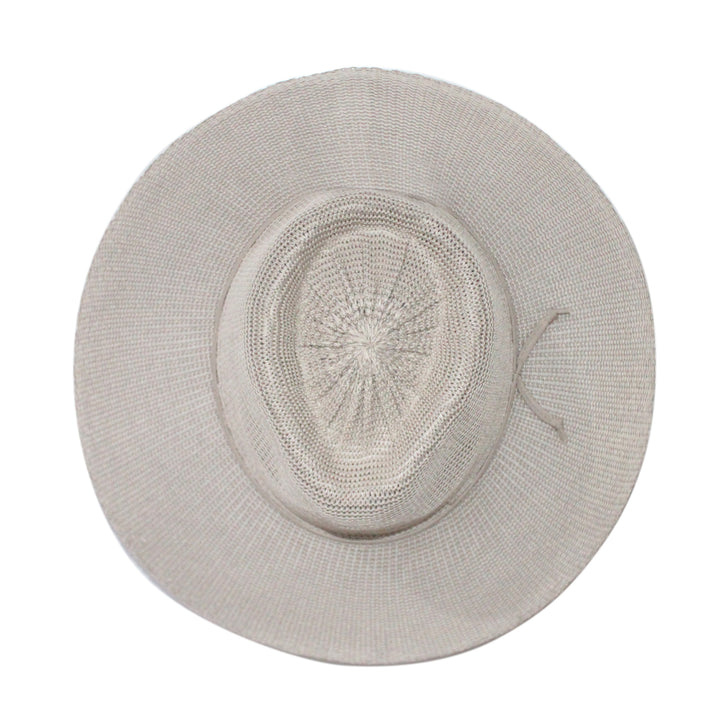 Marie Wide Brim Fedora Hat - Stone