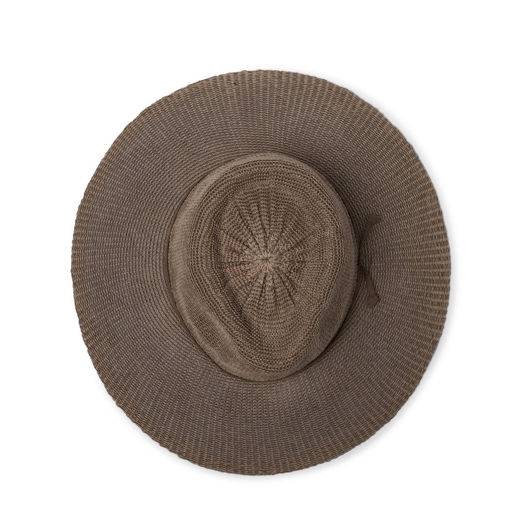 Cancer Council | Marie Wide Brim Fedora - Top | Mocha| UPF50+ Protection