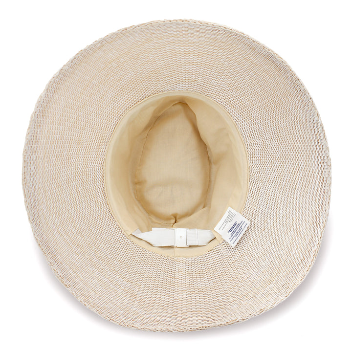Cancer Council | Marie Wide Brim Fedora - Under Brim | Wheat| UPF50+ Protection