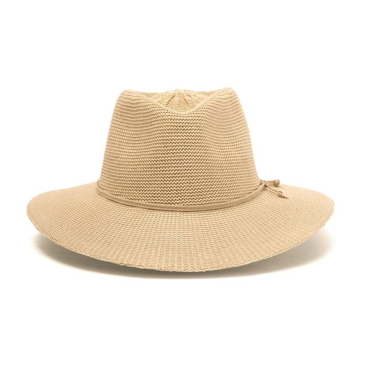 Cancer Council | Jacqui Mannish Hat - Front | Beige | UPF50+ Protection