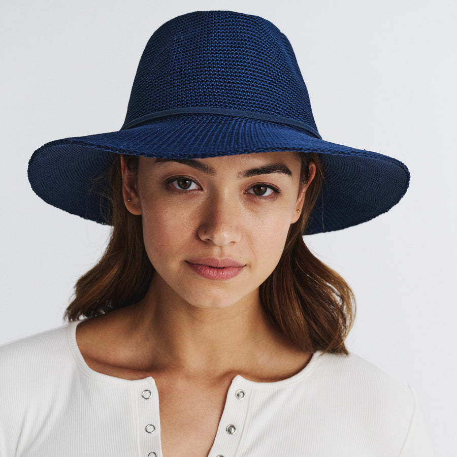 Cancer Council | Jacqui Mannish Hat - Lifestyle | Navy | UPF50+ Protection