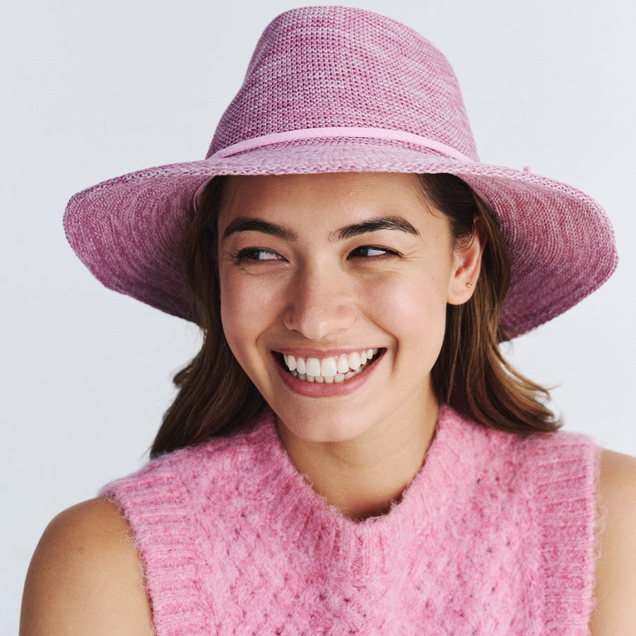 Cancer Council | Jacqui Mannish Hat - Lifestyle | Old Rose Pink | UPF50+ Protection