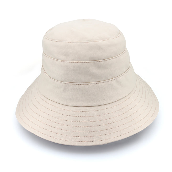 Cancer Council | Golf Bucket Hat - Front | Ecru | UPF50+ Protection