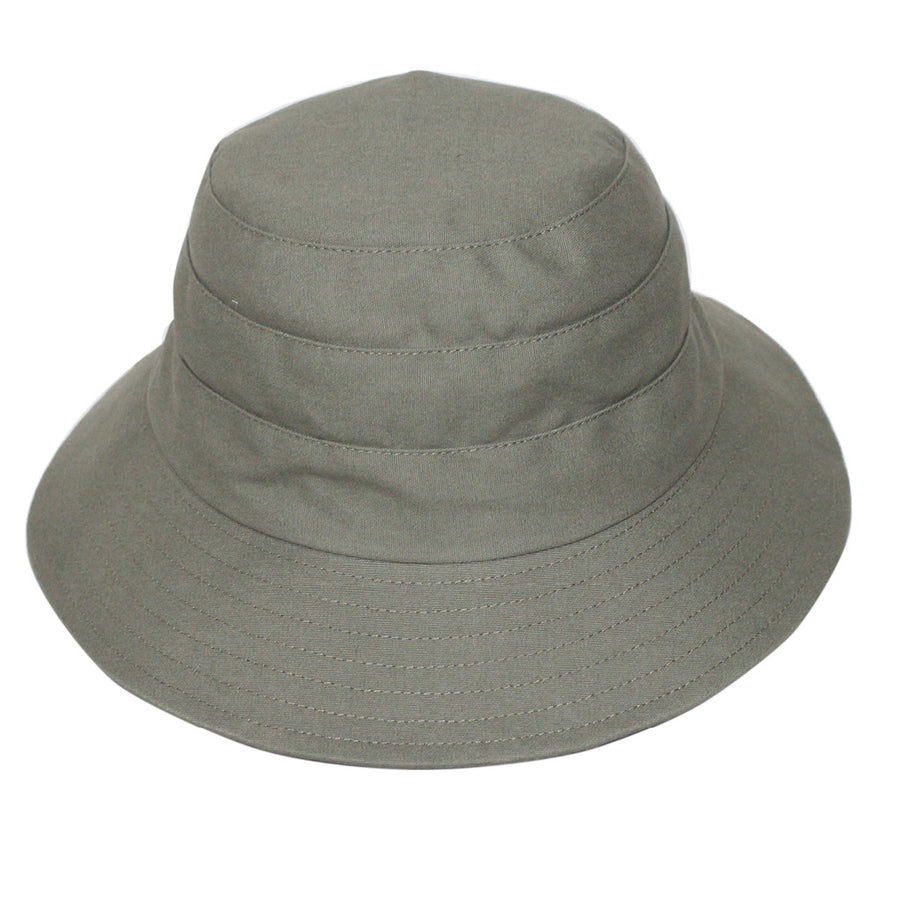 Cancer Council | Golf Bucket - Flat | Khaki Green | UPF50+ Protection