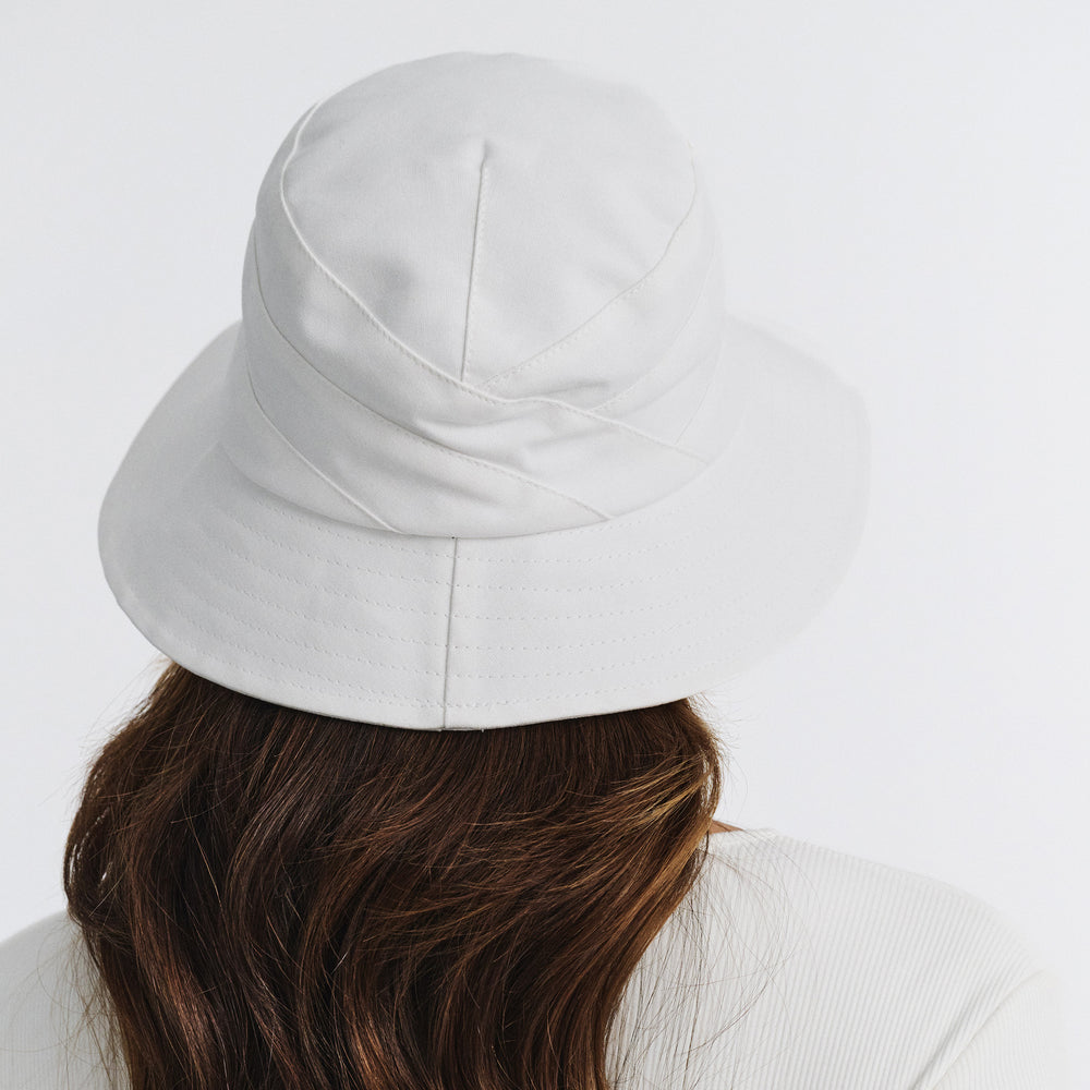 Cancer Council | Golf Bucket Hat - Back | White | UPF50+ Protection