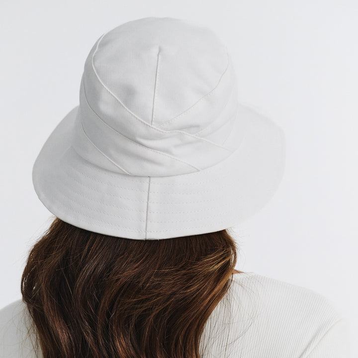 Cancer Council | Golf Bucket Hat - Back | White | UPF50+ Protection