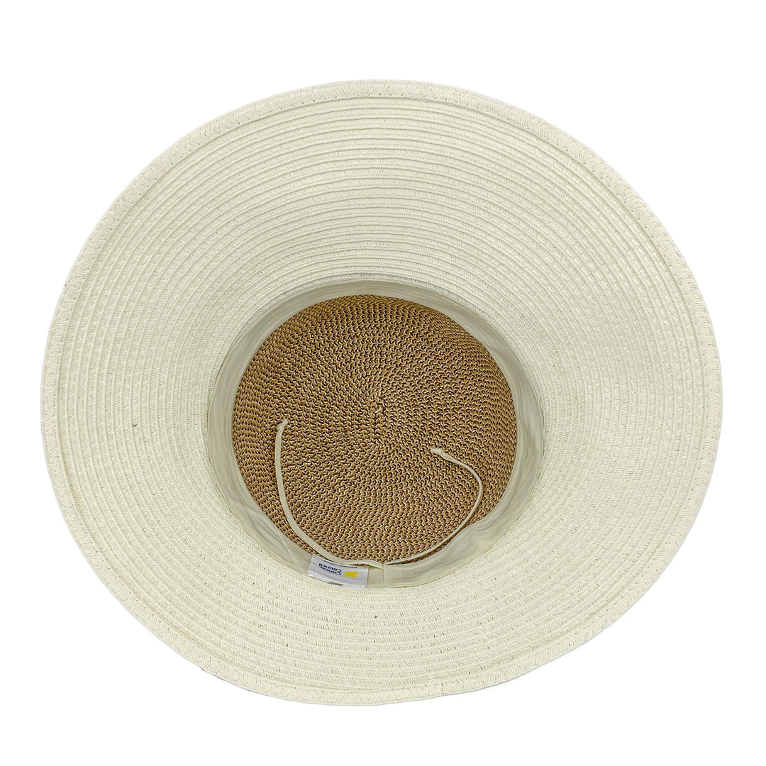 Cancer Council | Shirley Bucket Hat - Under Brim | Mixed Camel/Ivory | UPF50+ Protection