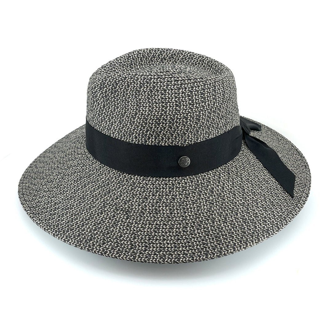 Roberta Fedora Hat - Charcoal