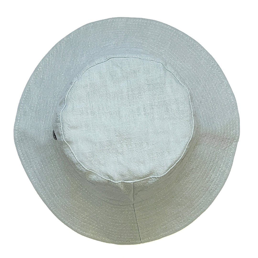 Cancer Council | Sadie Linen Bucket Hat - Top | Seafoam | UPF50+ 