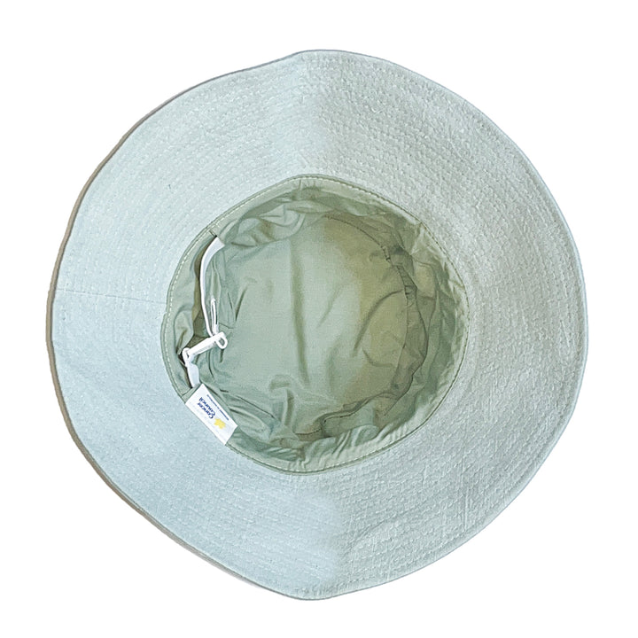 Cancer Council | Sadie Linen Bucket Hat - Under Brim | Seafoam | UPF50+ 