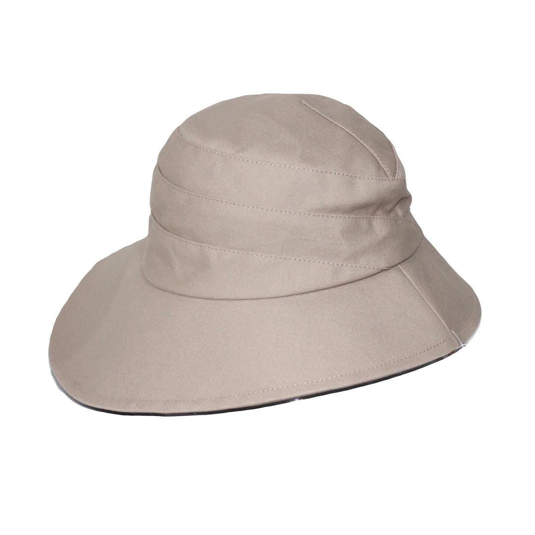 Cancer Council | Emilia Cloche - Side | Beige | UPF50+ Protection