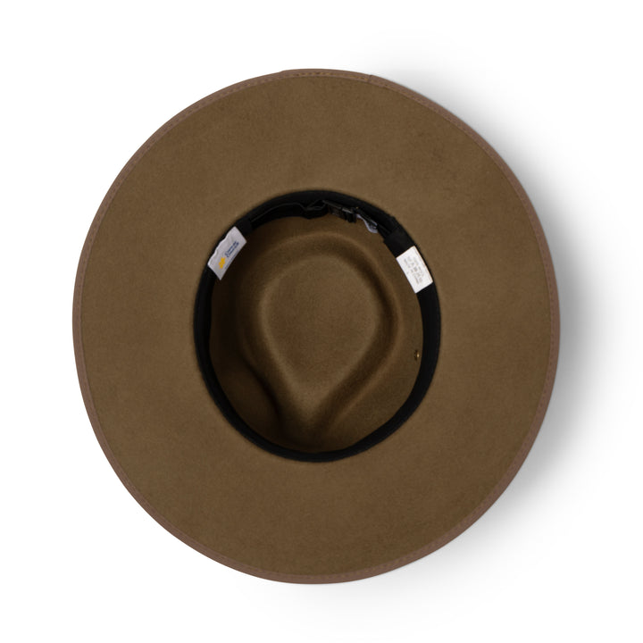 Cancer Council | Hallie Fedora - Under Brim | Khaki | UPF50+ Protection