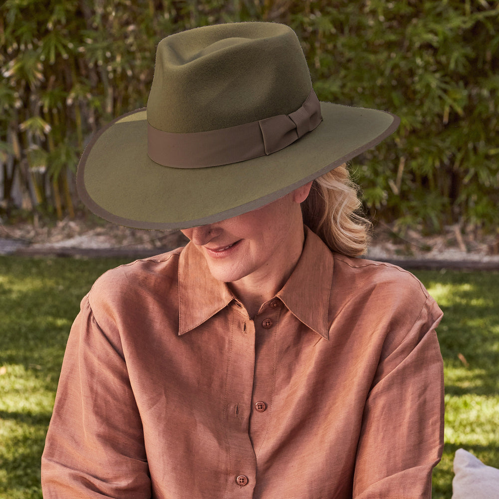 Cancer Council | Hallie Fedora - Lifestyle | Khaki | UPF50+ Protection