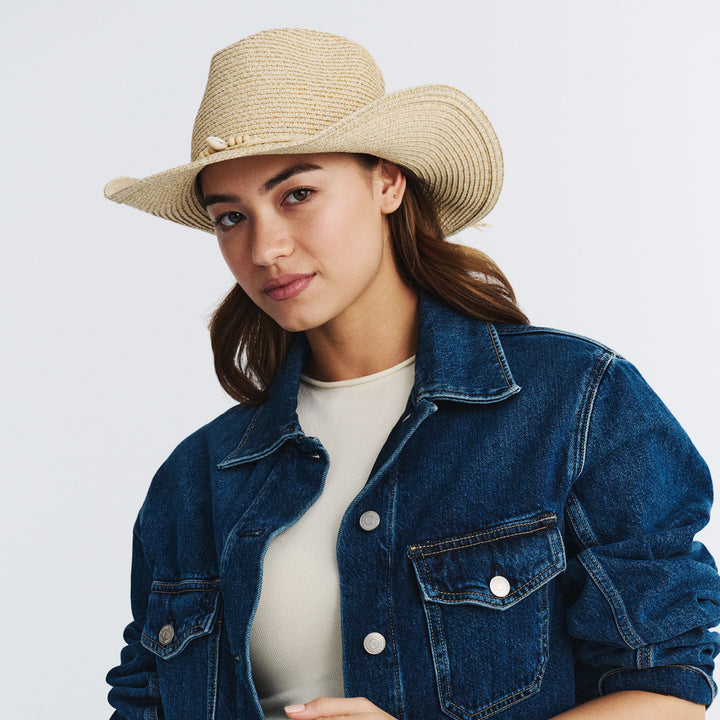 Cancer Council | Benji Cowboy Hat - Lifestyle | Wheat | UPF50+ Protection