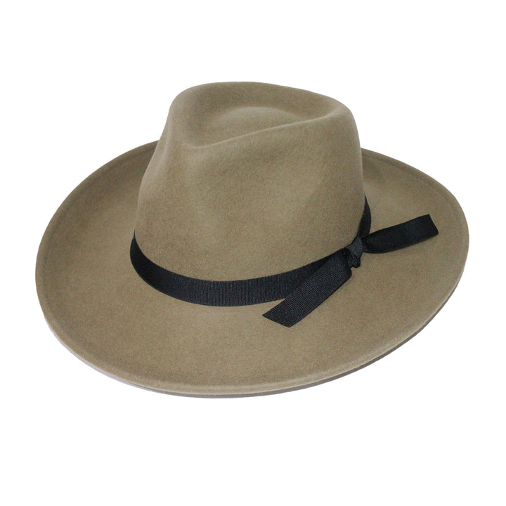 Cancer Council | Cora Fedora - Angle | Khaki Green | UPF50+ Protection