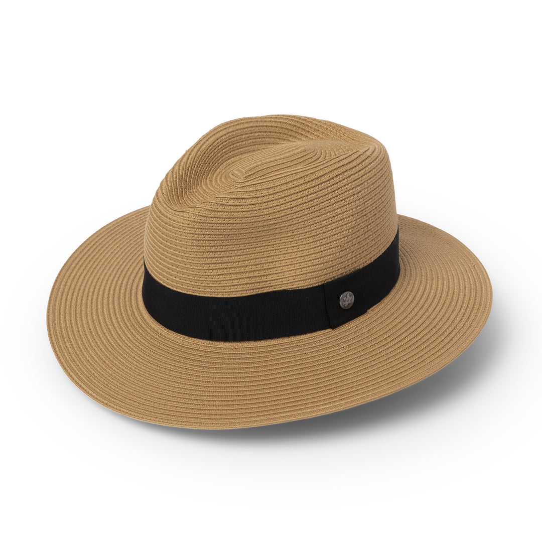 Café Fedora Hat - Camel