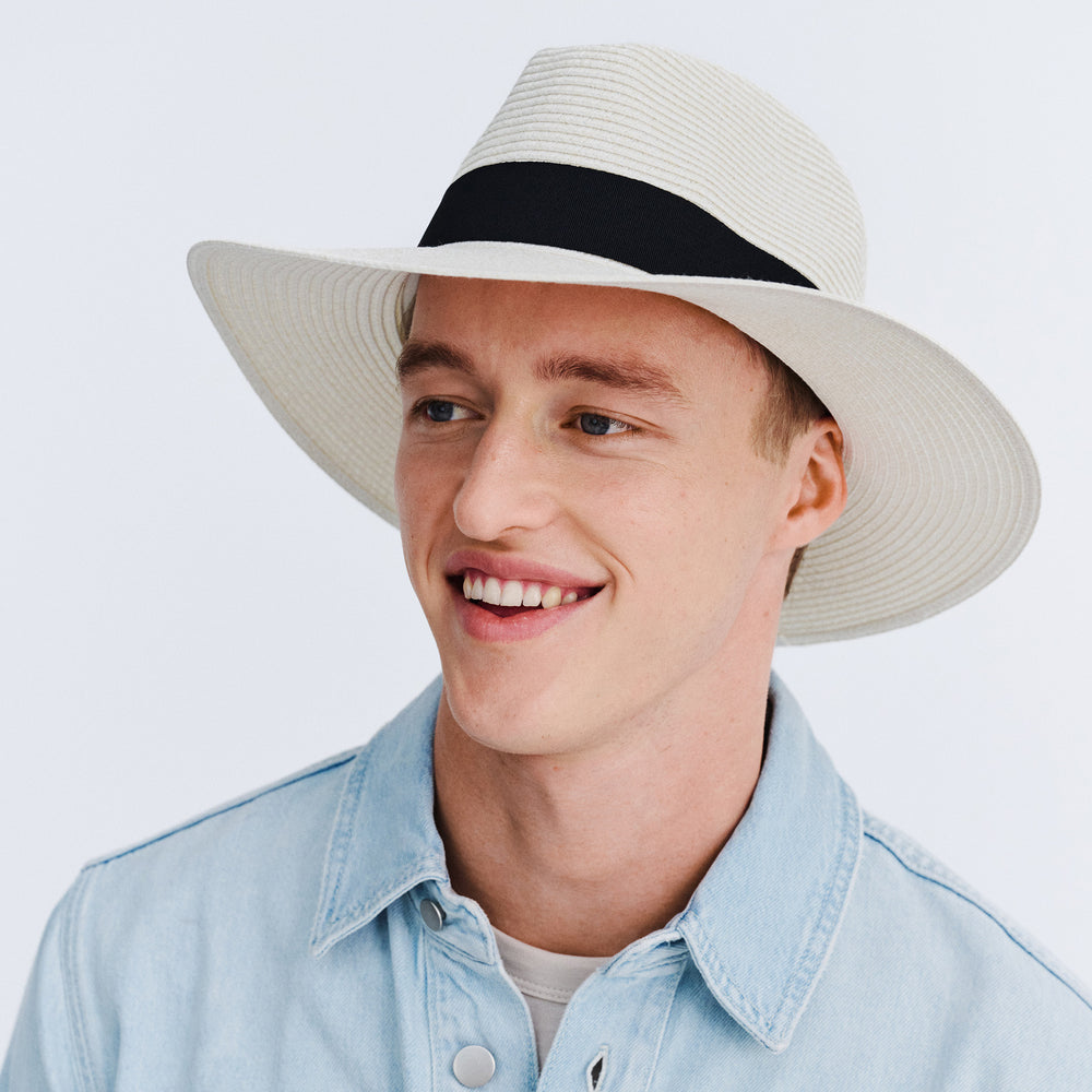 Cancer Council | Café Fedora Hat - Lifestyle | Ivory | UPF50+ Protection