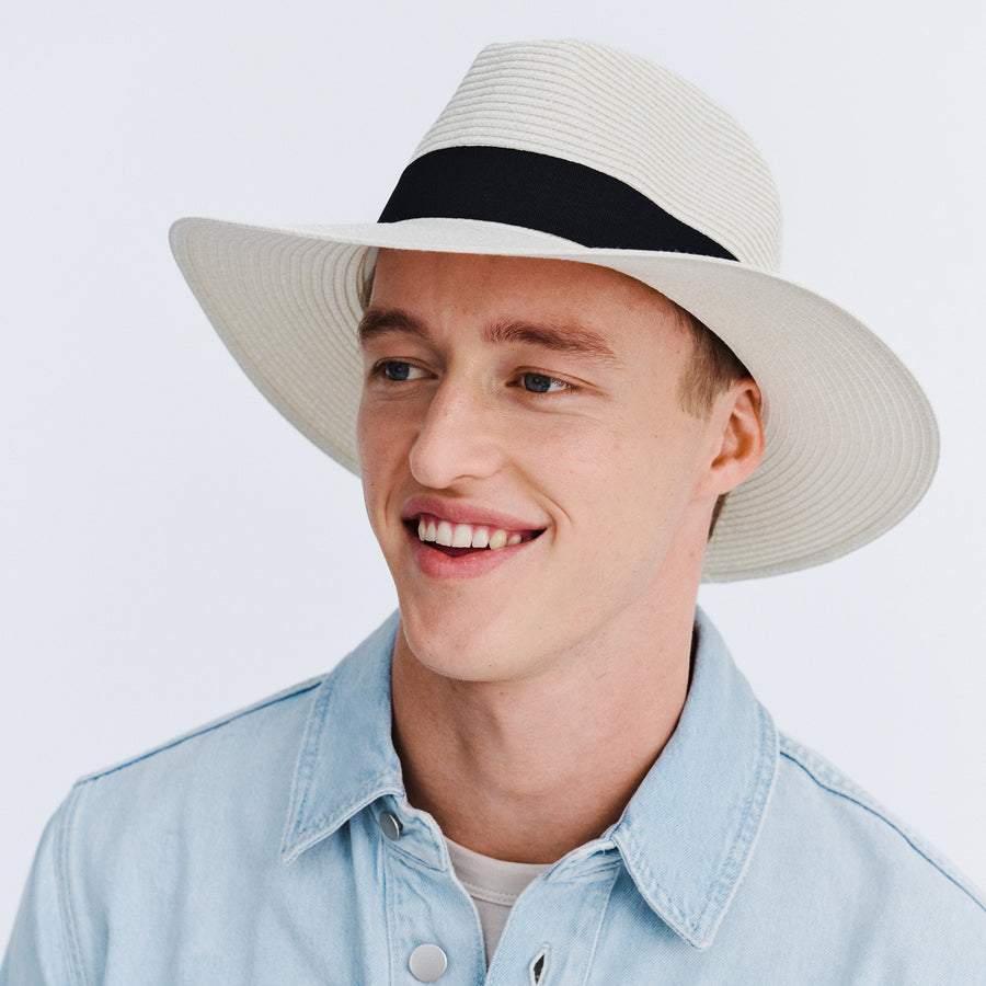 Cancer Council | Café Fedora Hat - Lifestyle | Ivory | UPF50+ Protection