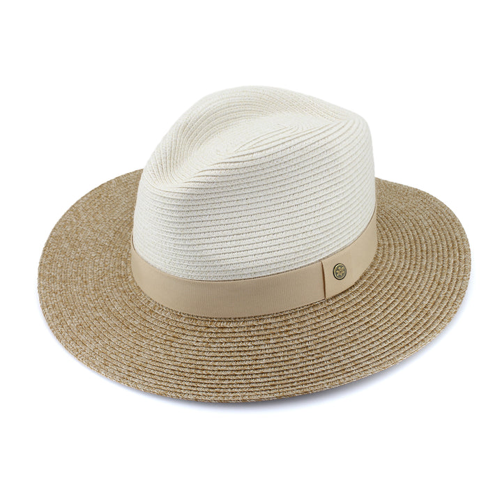 Cancer Council | Cafe Fedora - Side | Ivory/Natural | UPF50+ Protection