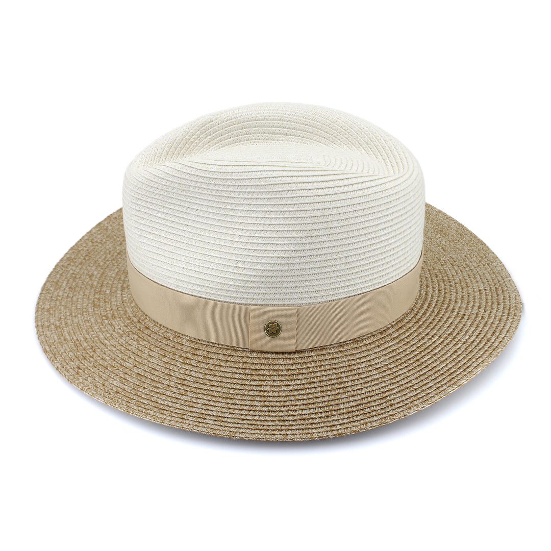 Café Fedora Hat - Ivory/Natural