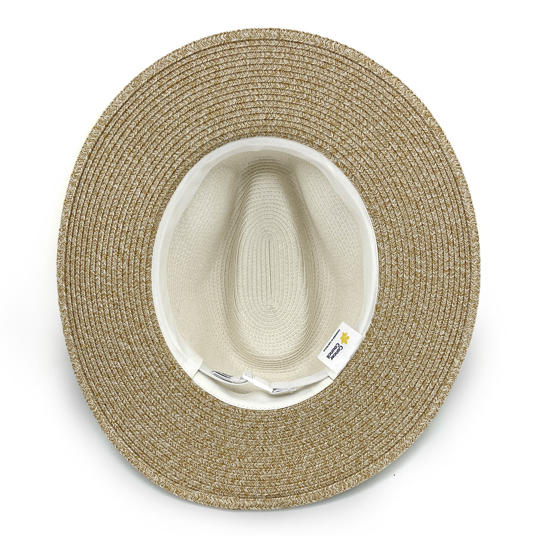 Cancer Council | Cafe Fedora - Under Brim | Ivory/Natural | UPF50+ Protection