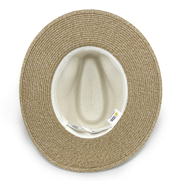 Cancer Council | Cafe Fedora - Under Brim | Ivory/Natural | UPF50+ Protection