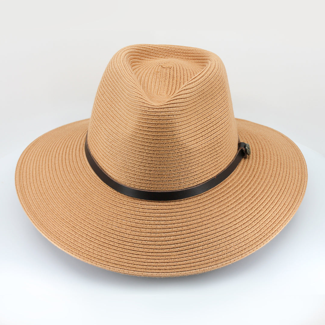 Cancer Council | Darby Fedora Hat - Front | Sahara | UPF50+ Protection