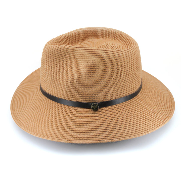 Cancer Council | Darby Fedora Hat - Side | Sahara | UPF50+ Protection