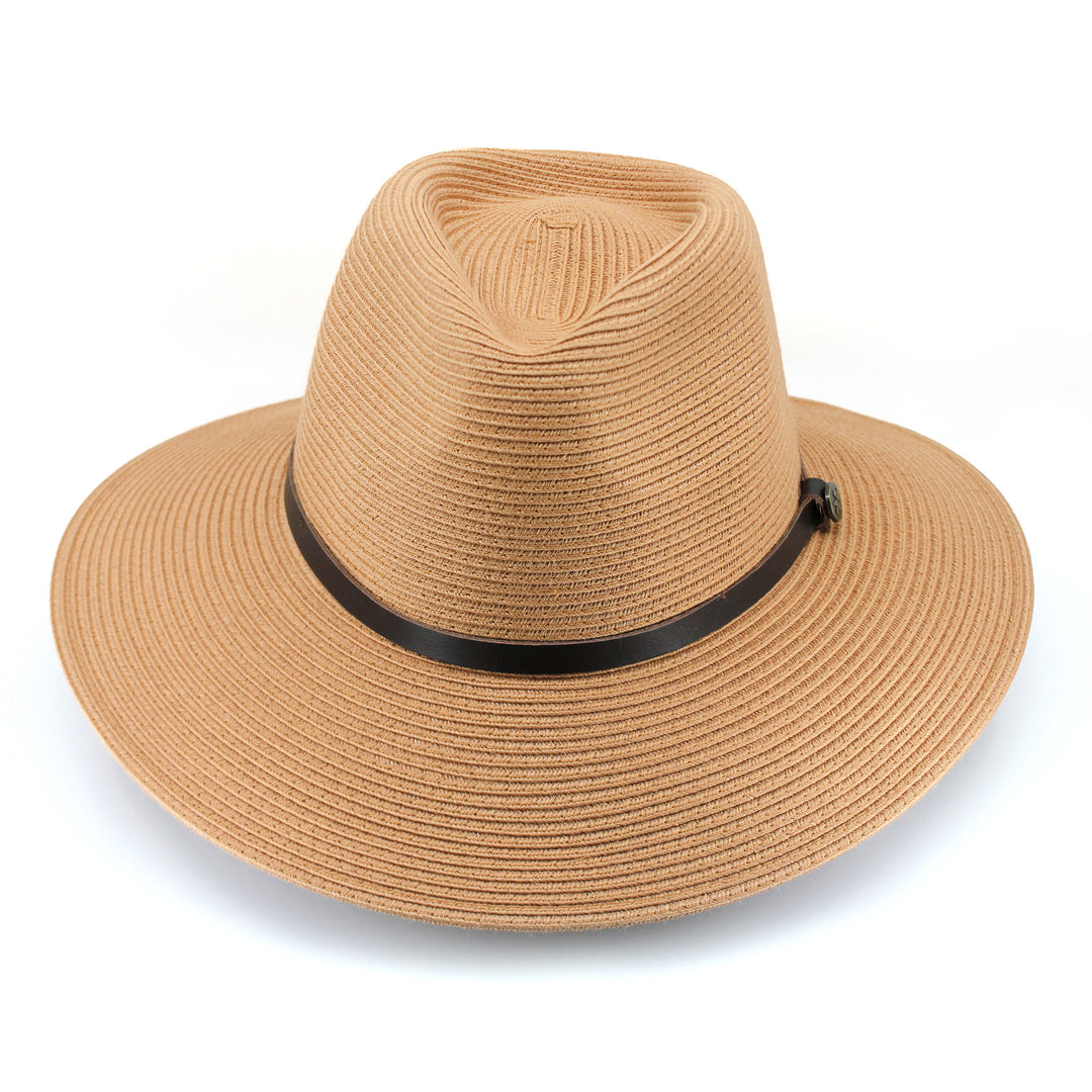 Cancer Council | Darby Fedora Hat - Front | Sahara | UPF50+ Protection
