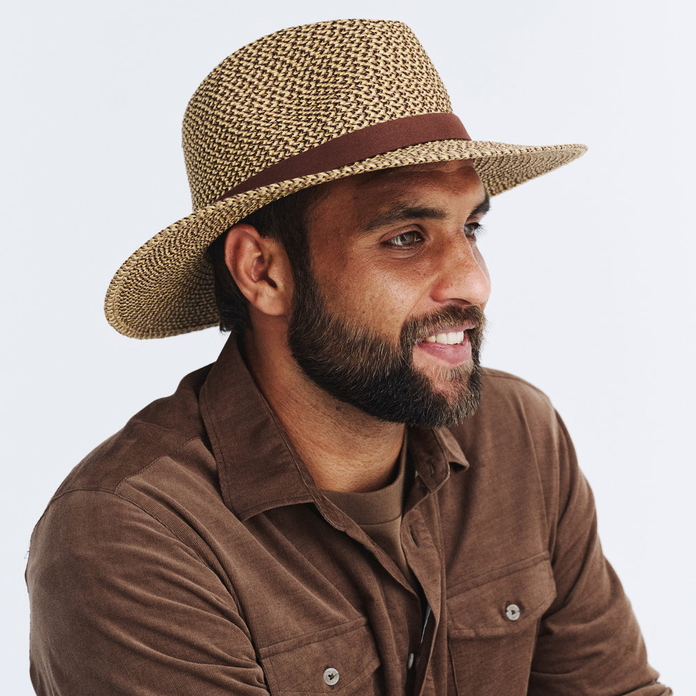 Cancer Council | Outback Lightweight Fedora - Lifestyle | Chocolate | UPF50+ Protection