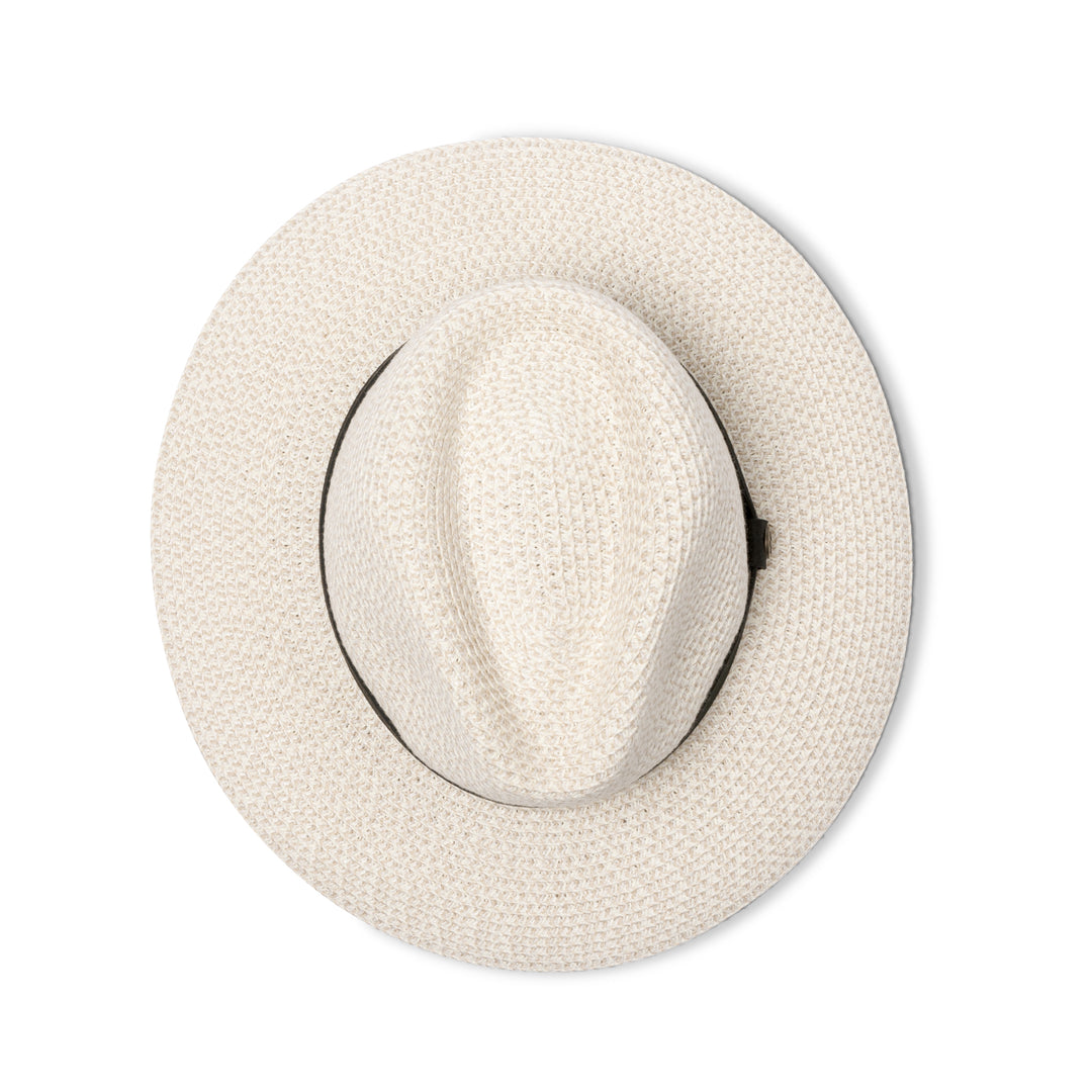 Cancer Council | Outback Lightweight Fedora - Top | Ivory Black | UPF50+ Protection