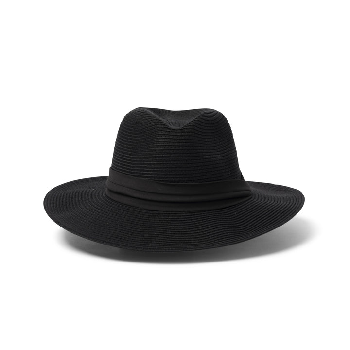 Cancer Council | Perry Fedora - Angle | Black | UPF50+ Protection