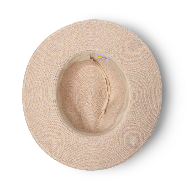 Cancer Council | Perry Fedora - Under Brim | Oatmeal | UPF50+ Protection