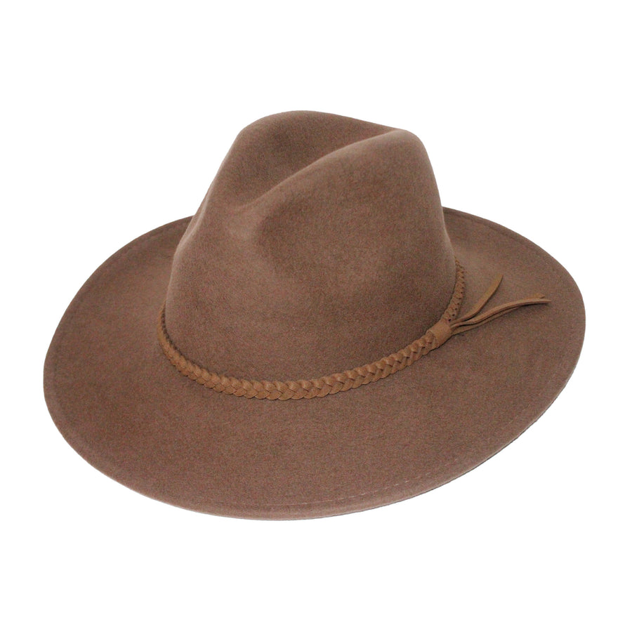 Cancer Council | Blake Fedora - Angle 2 | Chocolate | UPF50+ Protection