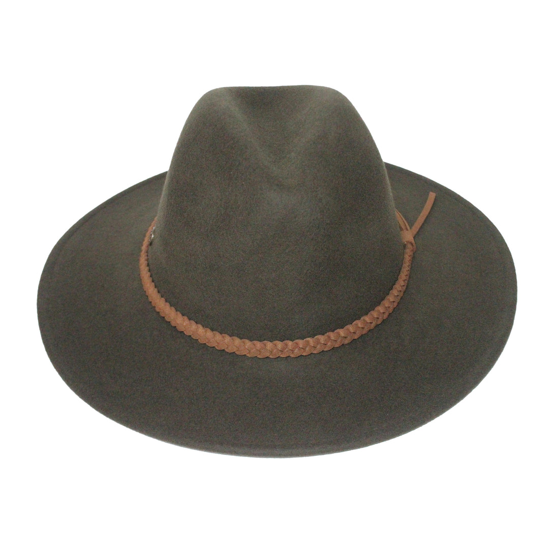 Cancer Council | Blake Fedora - Front | Khaki | UPF50+ Protection