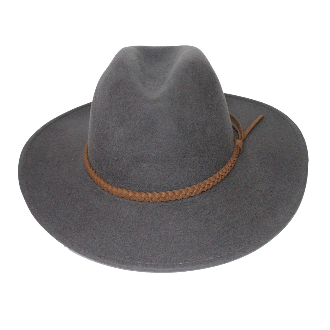 Cancer Council | Blake Fedora - Front| Gunmetal Grey | UPF50+ Protection