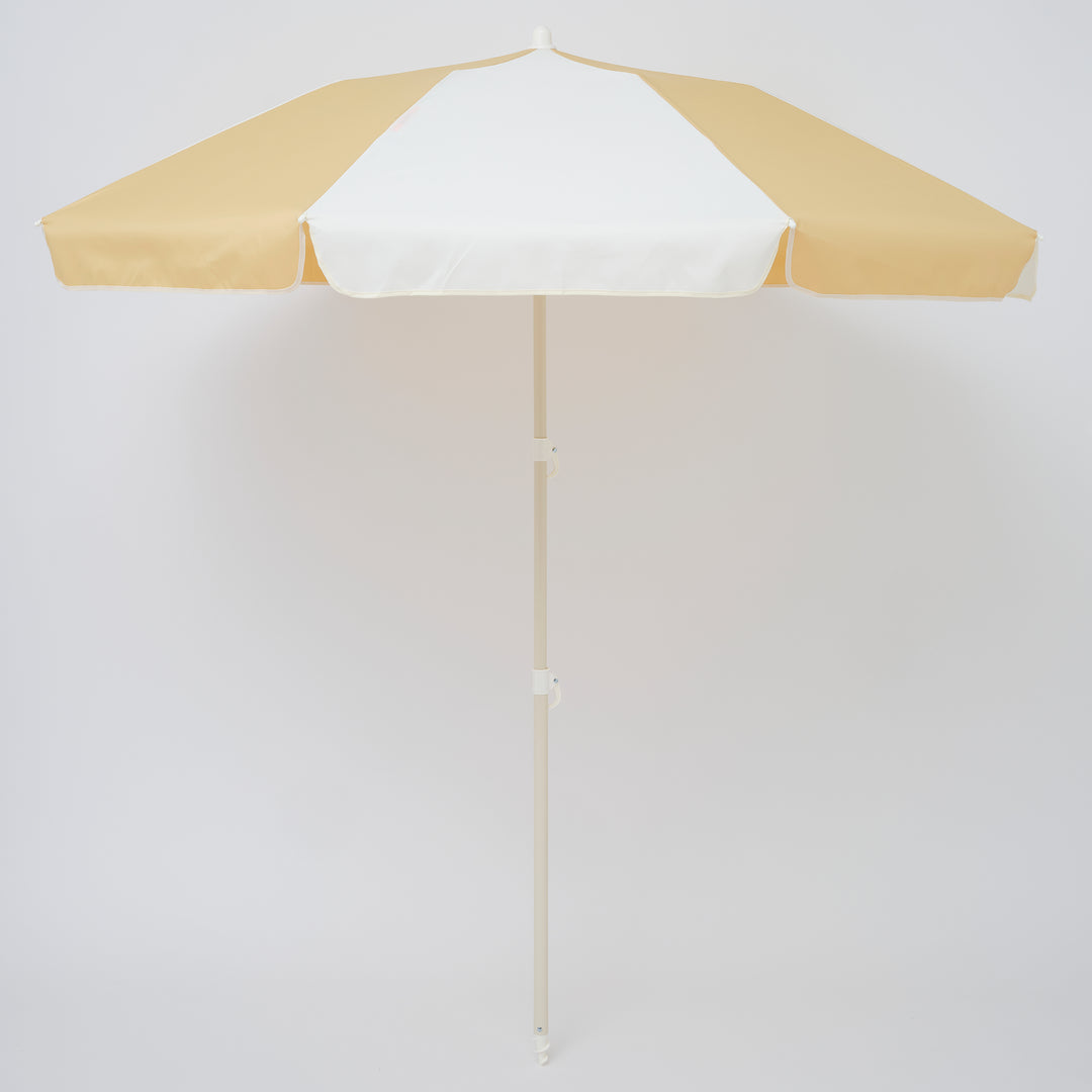 Cancer Council | Sunnylife Compact Beach Umbrella | Butternut | UPF50+ Protection