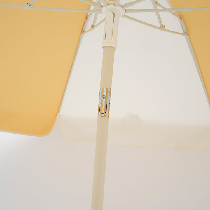 Cancer Council | Sunnylife Compact Beach Umbrella | Butternut | UPF50+ Protection | Detail