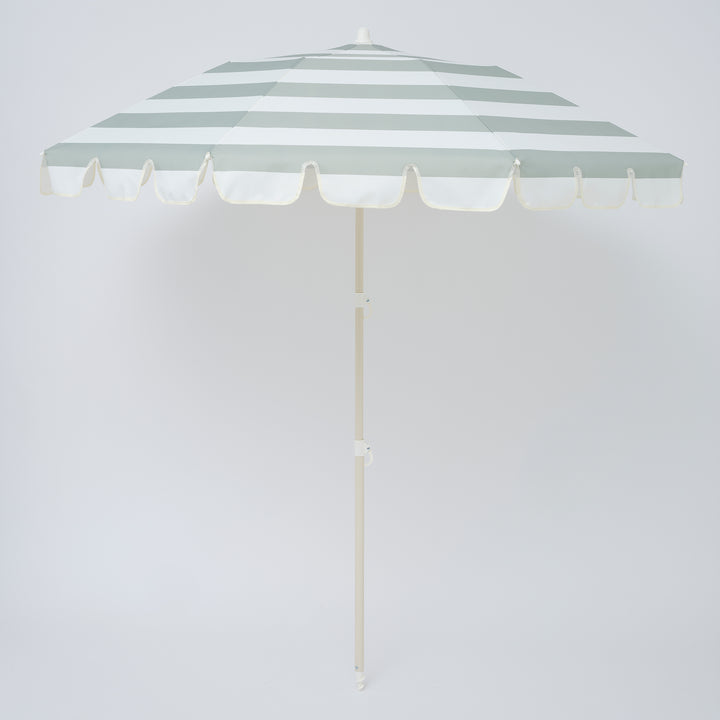 Cancer Council | Sunnylife Compact Beach Umbrella | Sea Sage| UPF50+ Protection | Full