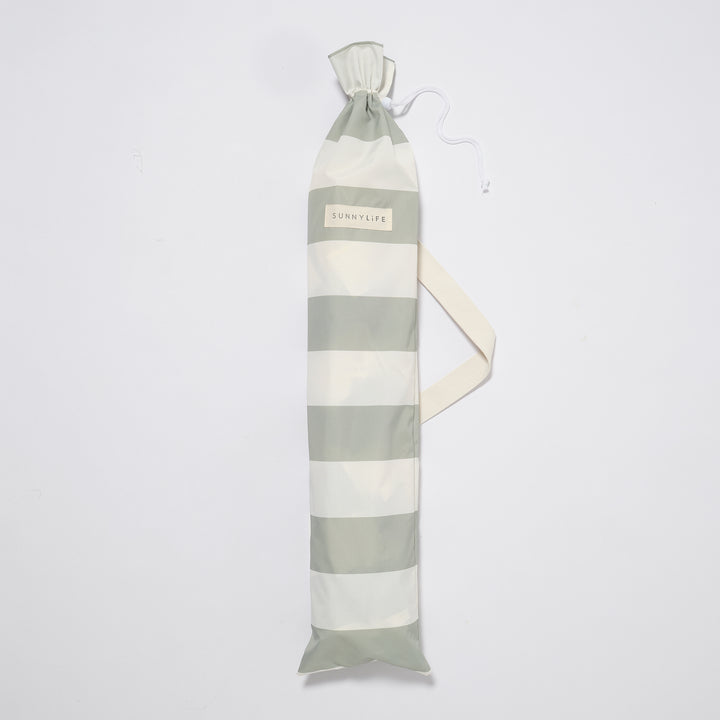 Cancer Council | Sunnylife Compact Beach Umbrella | Sea Sage| UPF50+ Protection | Bag