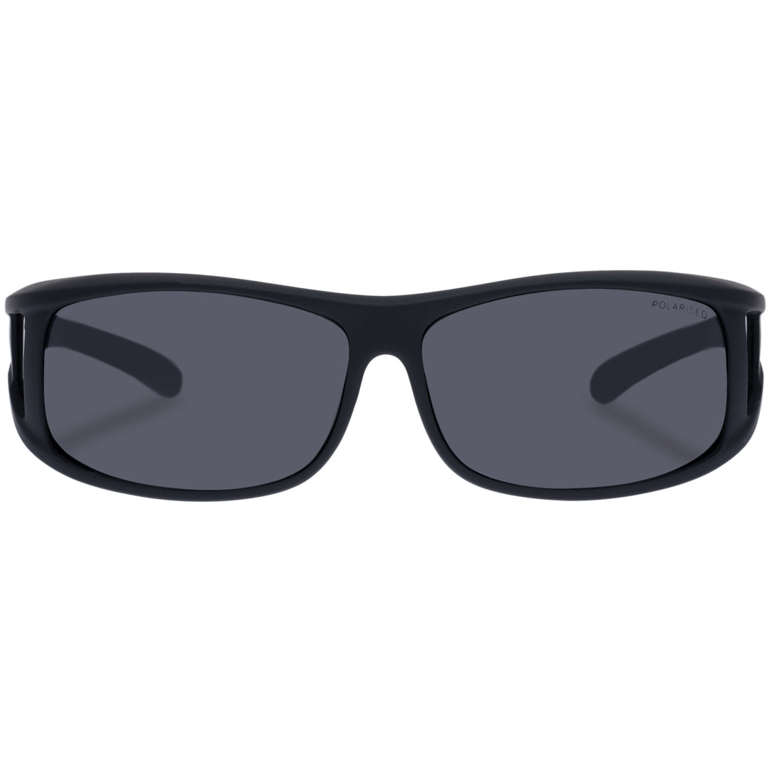 Cancer Council | Culburra Fitover Sunglasses | Black | Front